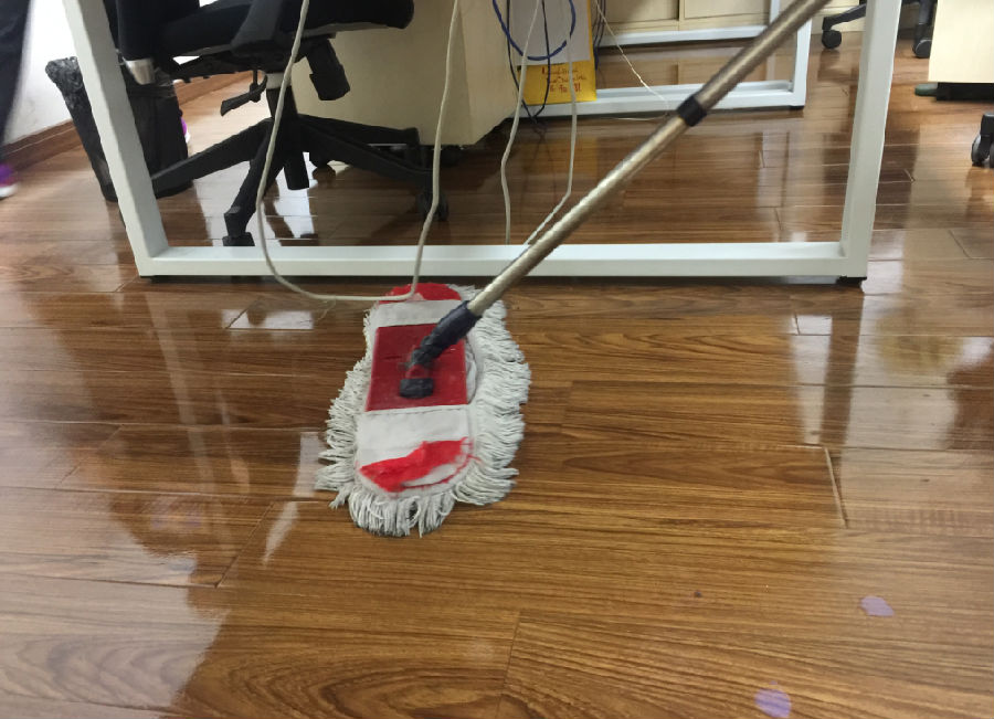 苏仙区木地板保洁案例